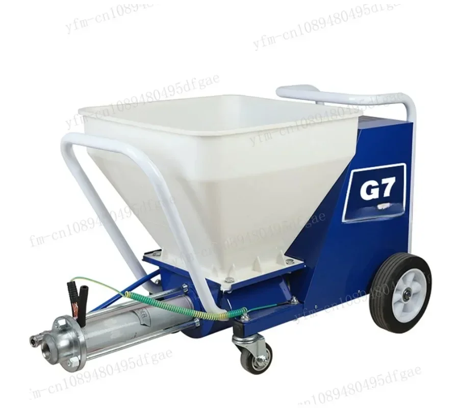 High-power exterior wall real stone paint spraying machine thick fireproof and waterproof coating integrated machine cement