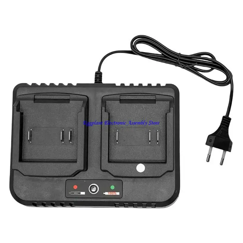 E28D Simultaneous 2 Battery 2.0A EU Battery Chargers With Overvoltage Protections For Professional Power Tool