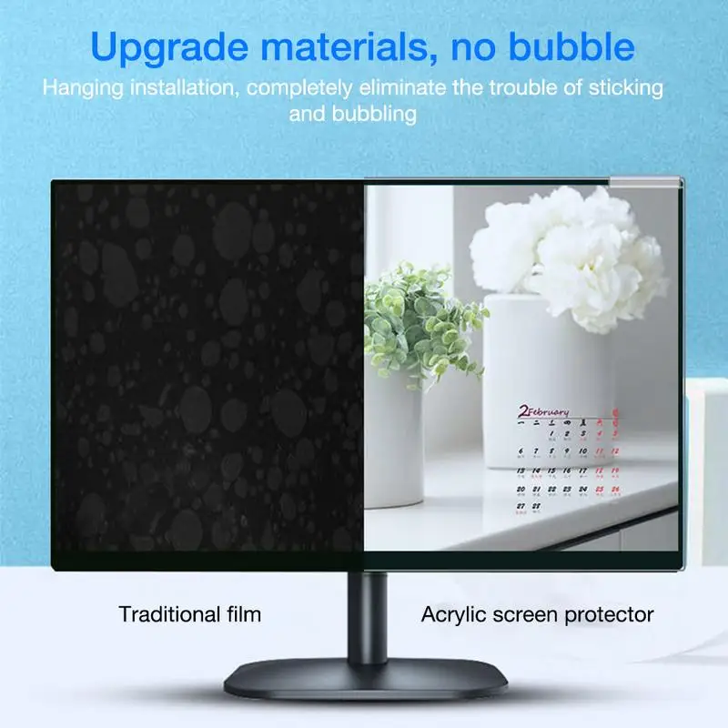 17-24 Inch Computer Anti Blue Light Screen Protector Anti-Glare Eye Protection Film For Laptop Notebook Desktop PC LED Monitor