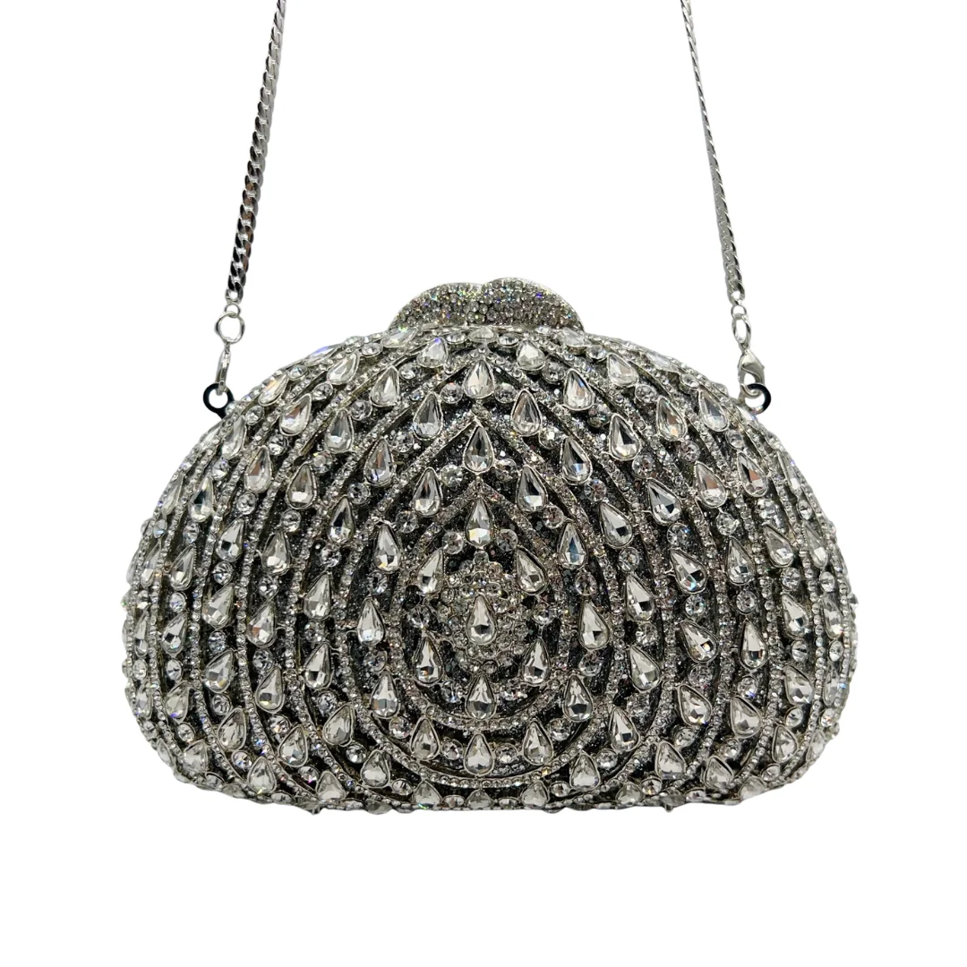 Fan-Shaped Waterdrop Clutch, Radial Liquid Evening Bag for Women. OEM Custom Fluid Art Purse, Low MOQ Wholesale from Factory Dir