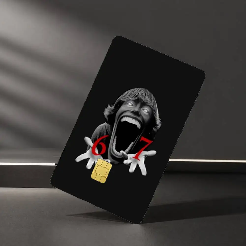 Six Seven 6 7 Sticker Film Tape Skin for Credit Card Debit Card Waterproof Stickers