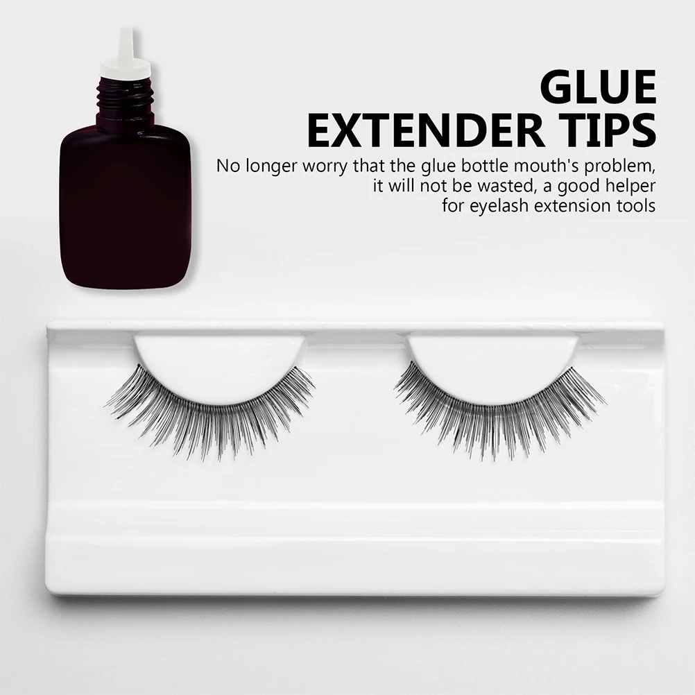 

50pcs Glue Bottle Stopper Lash Extension Accessories Rubber Plugs Safe Durable Practical Family Professional Eyelash Tool Helper