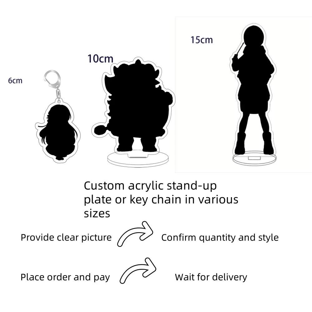 Personalized Irregular Acrylic Figure Stand Custom Your Own Image Table Decor Couple Wedding Gift