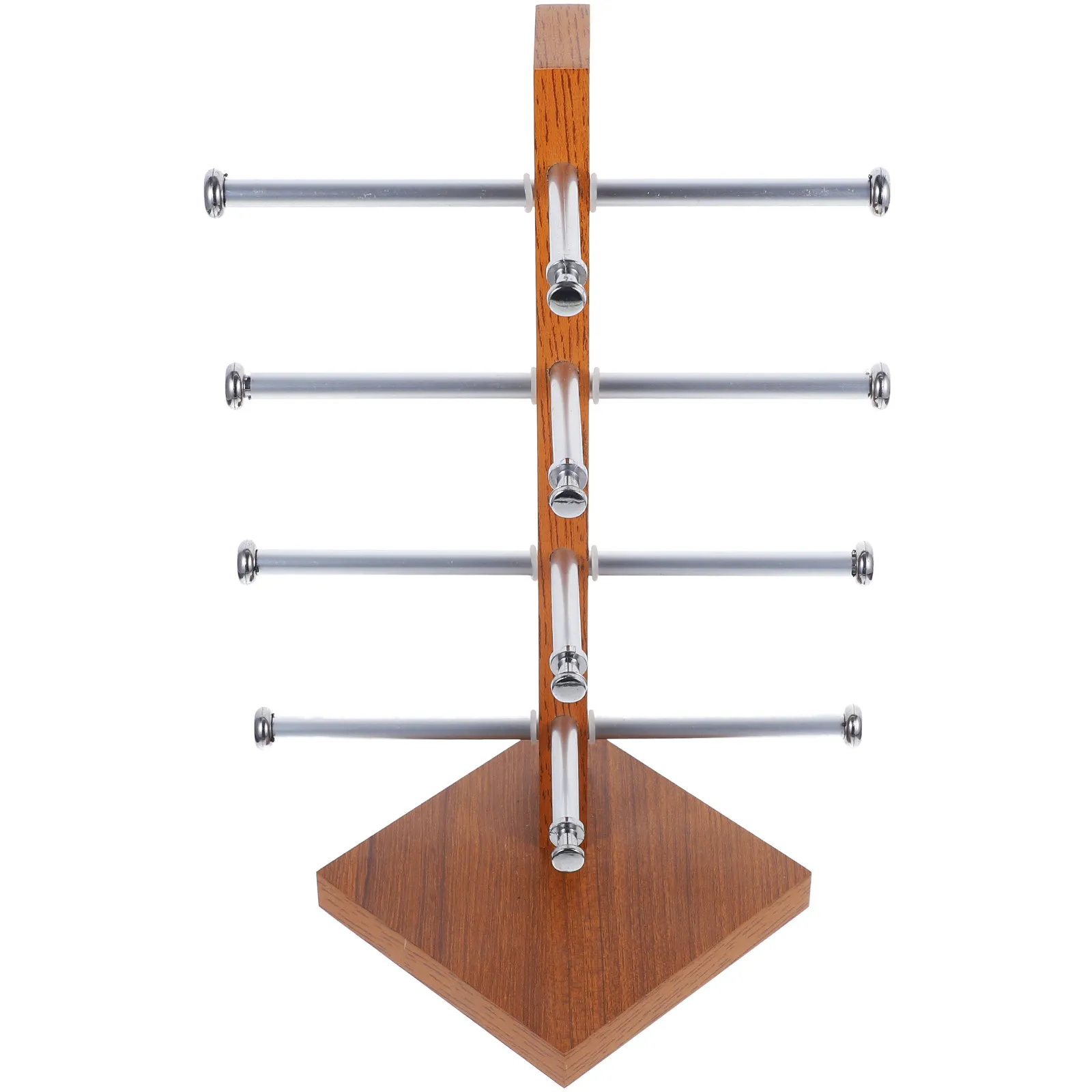 Wooden Multi-Tier Glasses Holder Stand Practical Eyewear Organizer Glasses Display Rack Wooden Eyeglasses Stand Riser