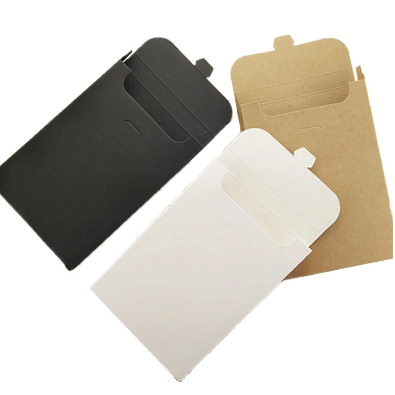 10/30/50pcs Kraft Paper Blank DIY Cover Scarf Gift Packaging Boxes Postcard Envelope Bags for Business Box for Invitation Cards