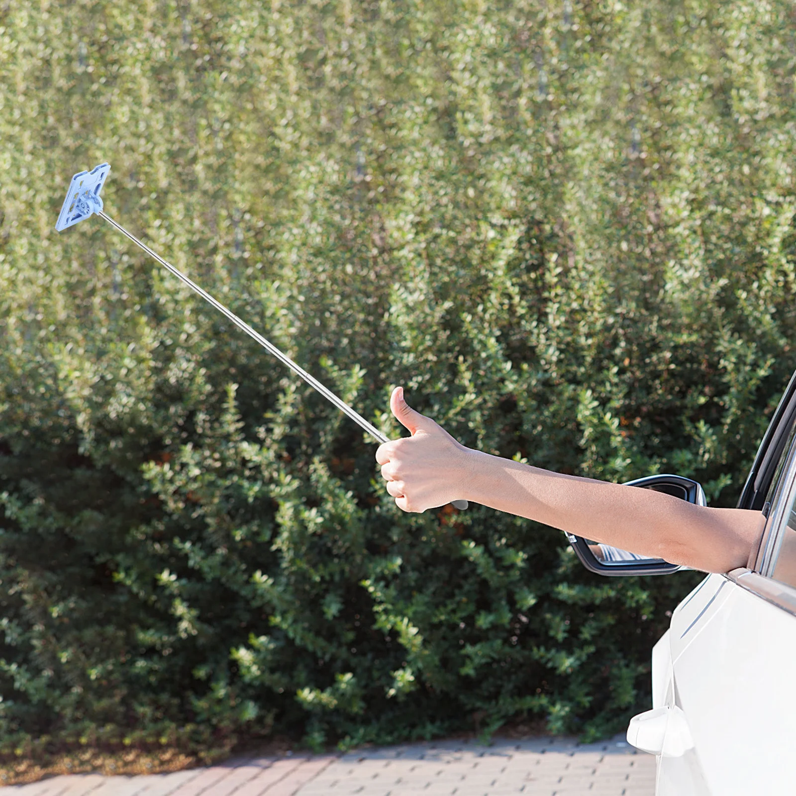 텔레스코픽 차량 결제봉 주차 요금 카드 스와이프 스틱 ABS 스테인리스 내구성 있는 그랩버 도구 카드 홀더