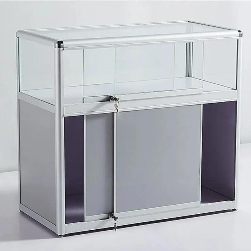 

customized.Hot Sale 39.37 x 17.71 D x 39.37 H Retail Smoke Boutique Shop Glass Display with Led Lights Glass Display C