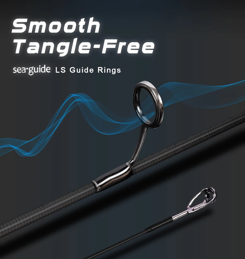 MIFINE Nano Jig Spinnrute, ultraleichte Angelrute, 0,5–2 g, 1,68 m/1,83 m, schnelle Aktion für Barschforelle, Salzwasser, Süßwasser – Detail 5