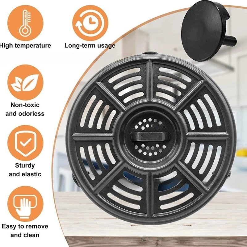 Không Trượt Chân Silicon Bảo Vệ Bền Silicon Chống Trầy Xước Vỏ Bảo Vệ Nồi Chiên Không Dầu Air Fryers Ốp Chống Đập Cho Trang