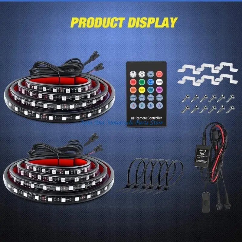 P9FD LED Decorative Light for Vehicle Tailgate Applications in Trucks Yachts and Campers Waterproof Decoration Lamp