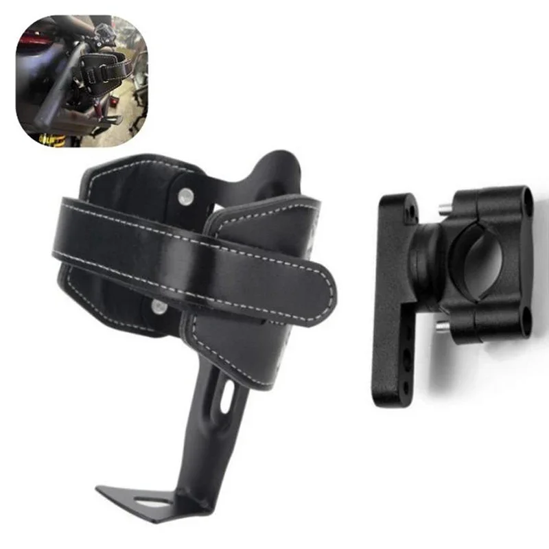 

Bicycle Bottle Cage Retro Cowhide Aluminum Alloy Adjustable Width Water Cup Holder For Mountain Road Folding Bike