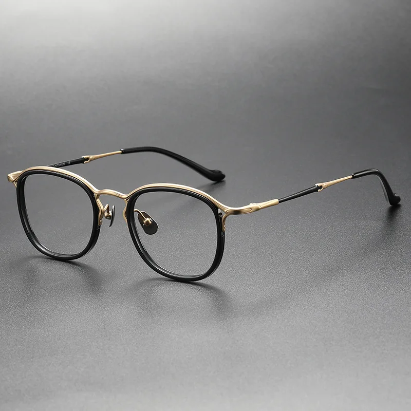 

Handmade Retro Pure Titanium Circle Eyeglasses Frame High Quality Optical Fashion Glasses for Men And Women
