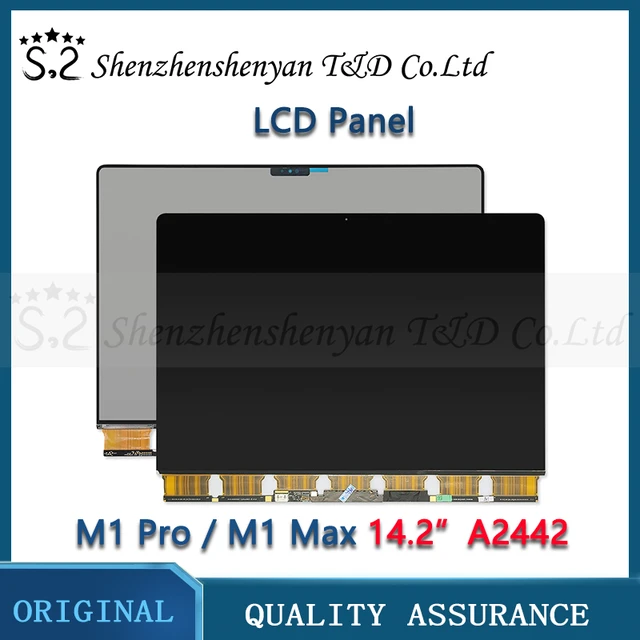 2021 rok Laptop nowy A2442 montaż panelu LCD dla Apple MacBook Pro Retina 14.2 "M1 Pro Max LCD tylko EMC 2650