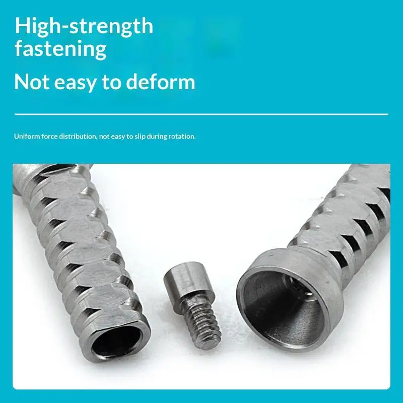 Temporary Cylinder For Multi-unit Abutment Fits Nobel Biocare Prosthetic Screw Retained Abutment