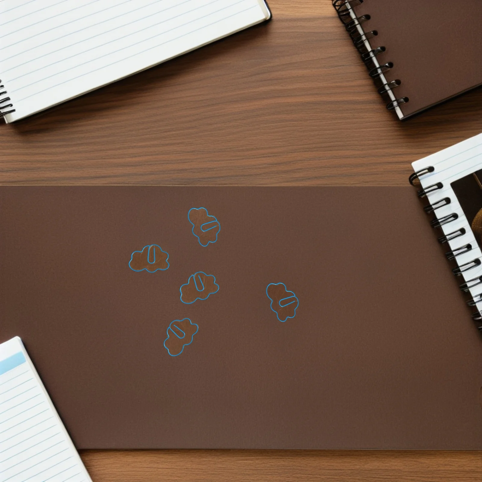 

30Pcs Cartoon Paper Clips Cloud Shaped Small Decorative Clips for Office School Document Files Multi-Purpose Fixing Clamps