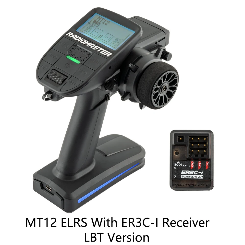 Radiomaster MT12 ExpressLRS 4in1 Multiprotokoll-Oberflächenradio-Controller für RC-Car-Boot
