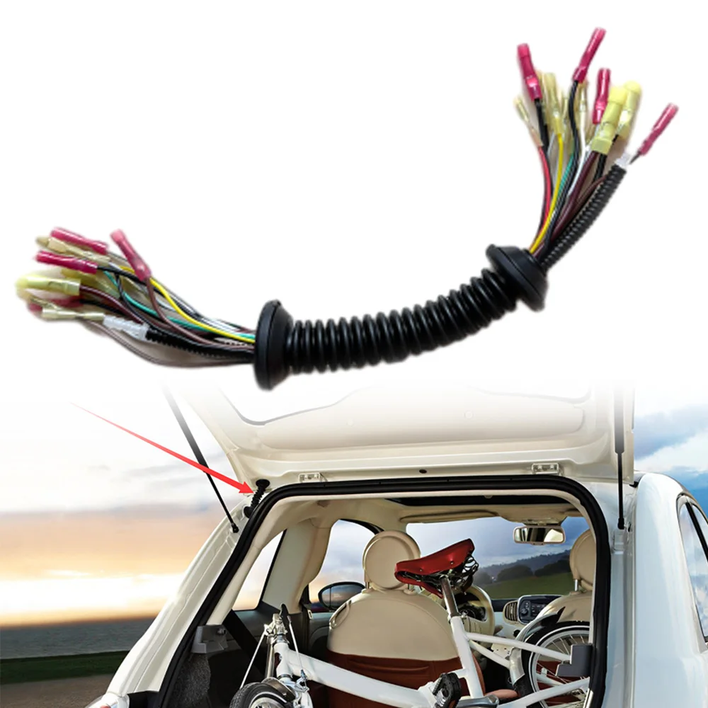 

For Fiat 500 (312) Hatchback 2007-2015 Abarth 500/595/695 Hatchback 2008-2022 Rear Door Harness Cable 51277102 51798181