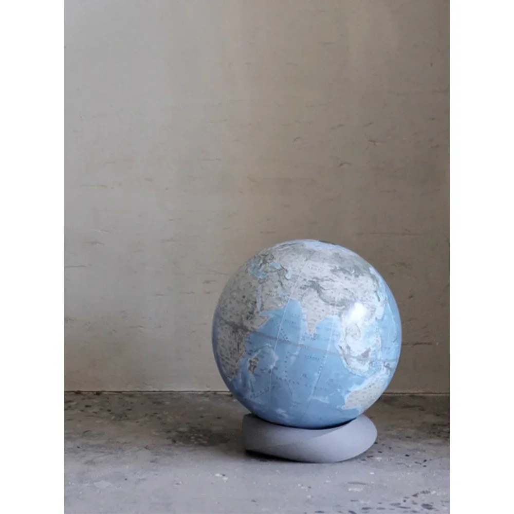 Cement base macro micro globe living room study desktop decoration ornament birthday gift