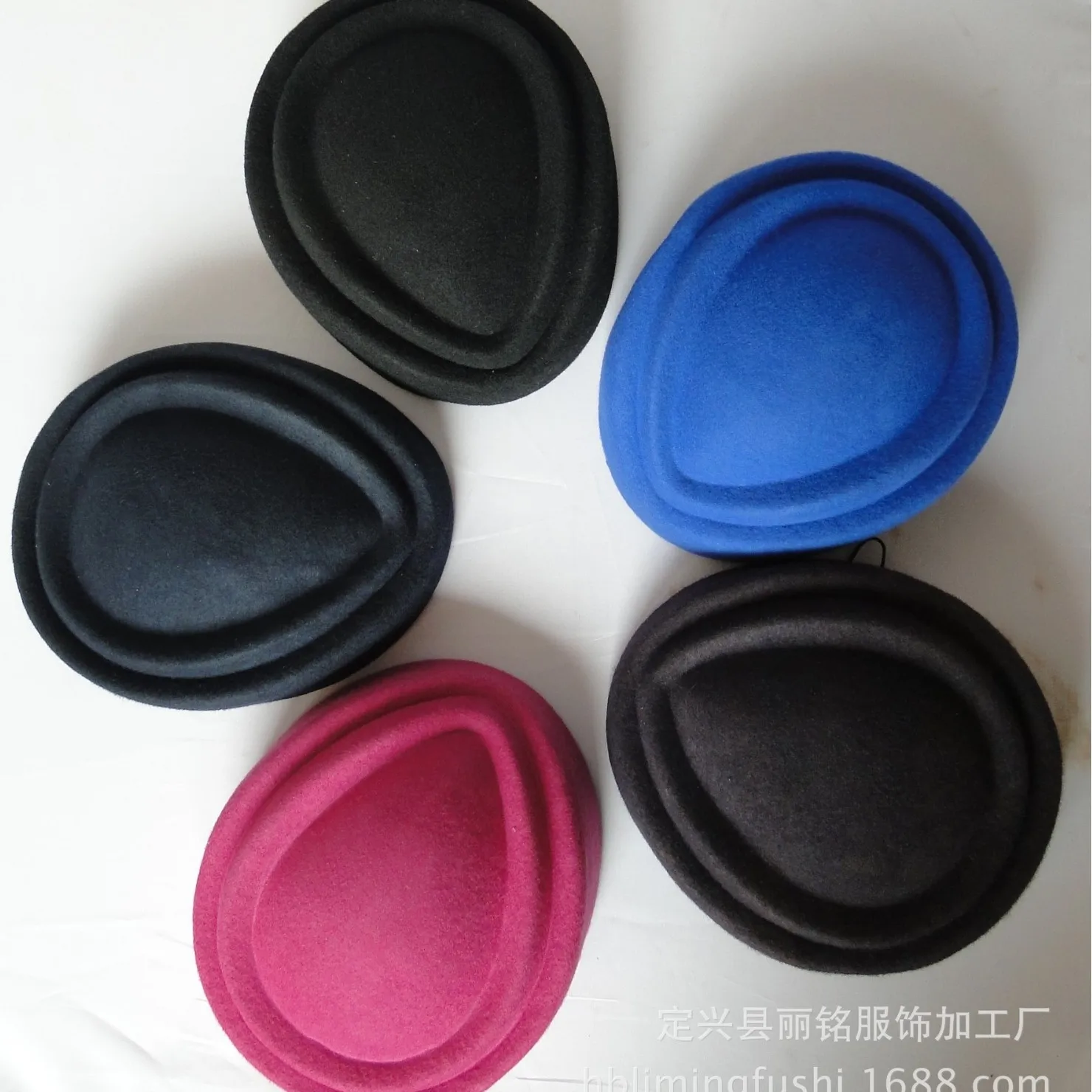 Wool Flight Attendant Hat for Women, Vintage Barista Beret Boat Cap, Retail Sales Service Uniform Headwear