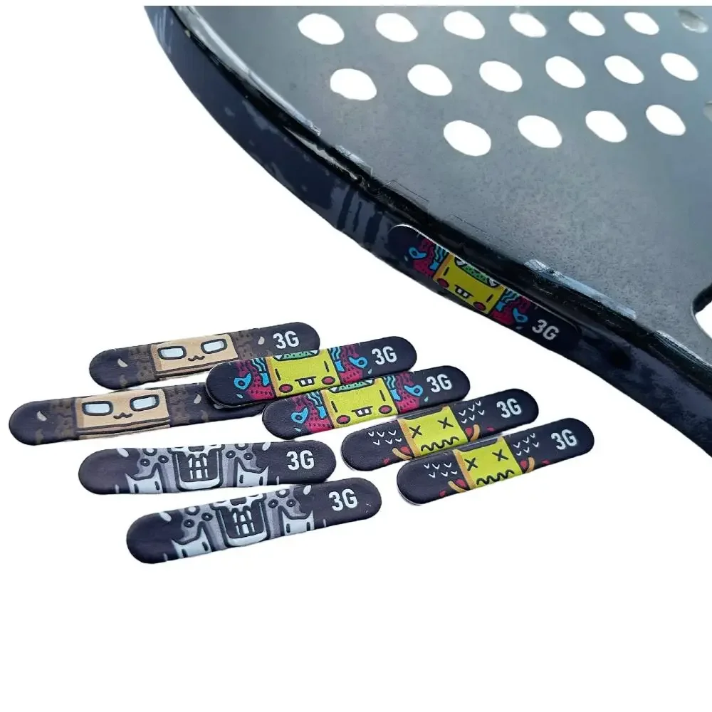 

6PCS Cartoon Tennis Racket Weighted Sticker Self-Adhesive Adjustable Weight Weight Balance Bar 3g Balancing Weight Tape