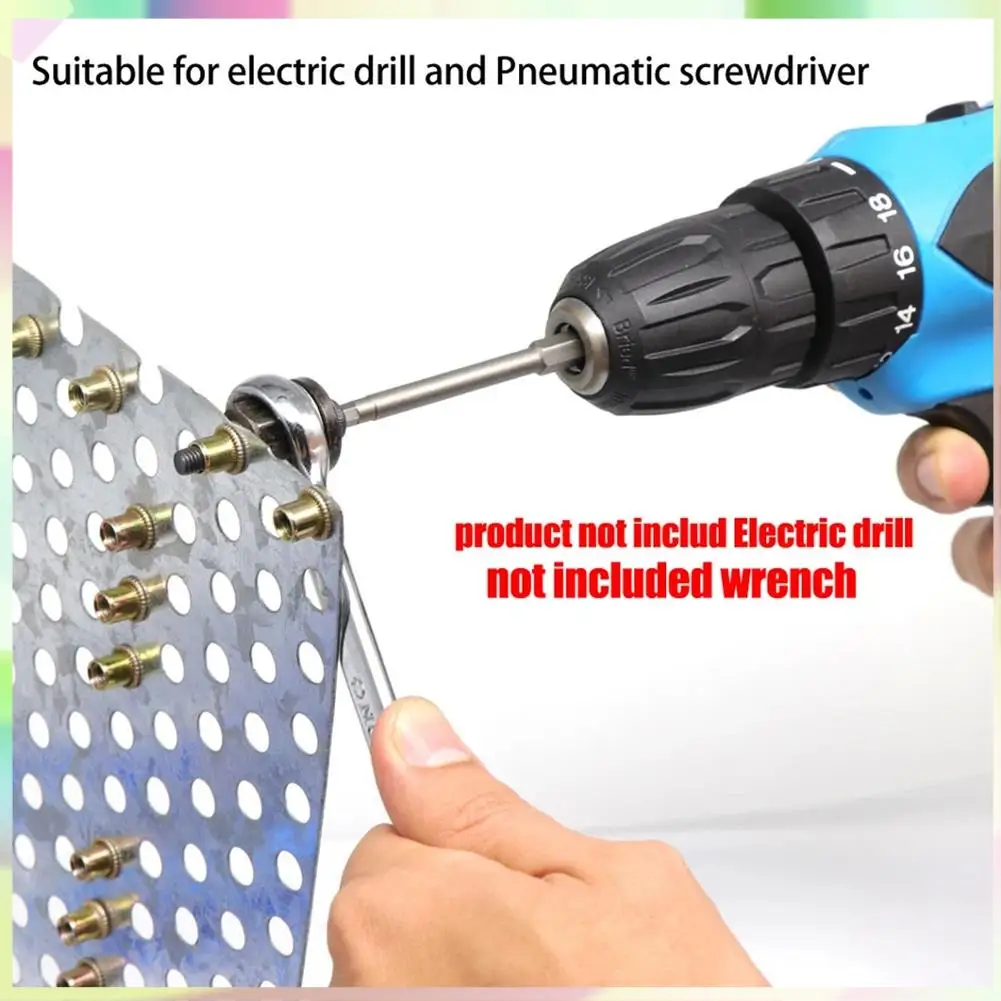 B23B Manual Rivet Nut Gun Tool Set M3 M4 M5 M6 M8 M10 Flat Head Rivet Set For Car Door And Window Nut Riveting