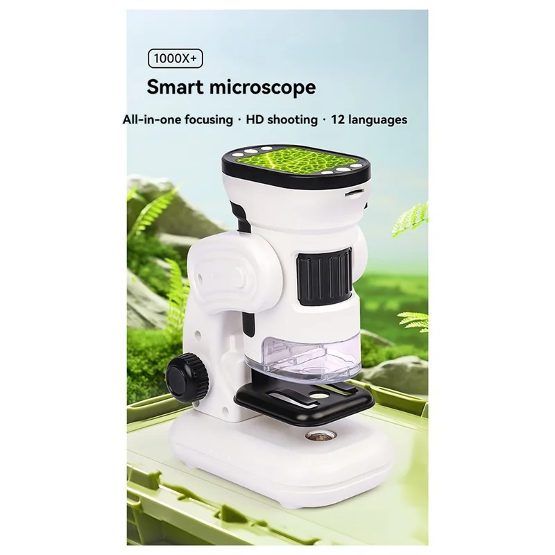 ELEC-microscope électronique numérique avec affichage pour loupe haute définition jouets d'enseignement scientifique cadeau pour les enfants