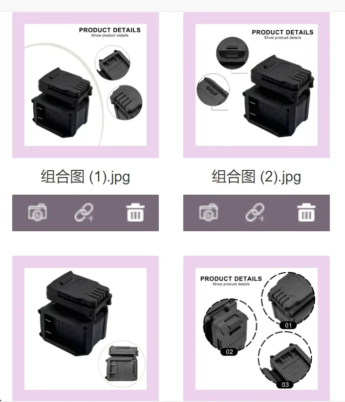 

Преобразователь батареи с перфоратором 20 В (1-в-2), двойной адаптер батареи для преобразователя батареи с увеличенным питанием для перфоратора 298