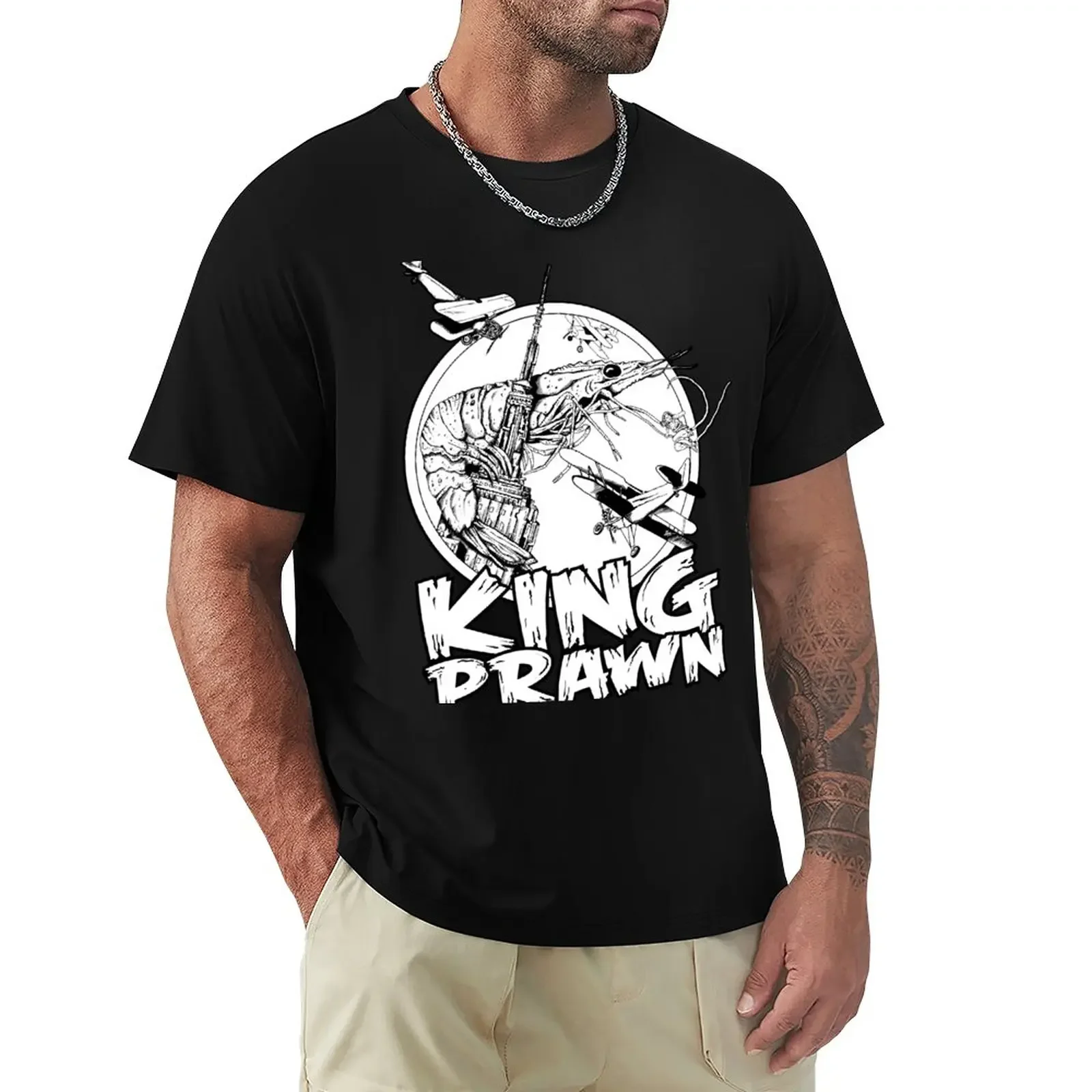 KING PRAWN T-Shirt anime clothes new edition for a boy t shirts for men