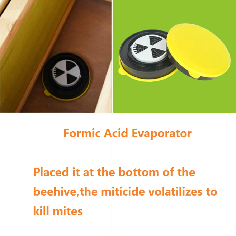 

Formic Acid Evaporator Beekeeping Varroa Mites Treatment Tray Tool Formic Acid Dispenser Varroa Mite Control Beekeeping Tools