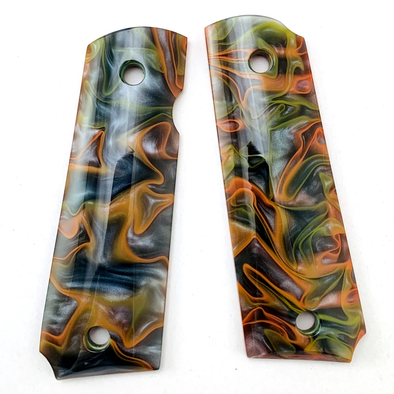 Cloud‑patterned Acrylic Handle Sheet, Handmade DIY Outdoor Knife Making Material - 1 Piece