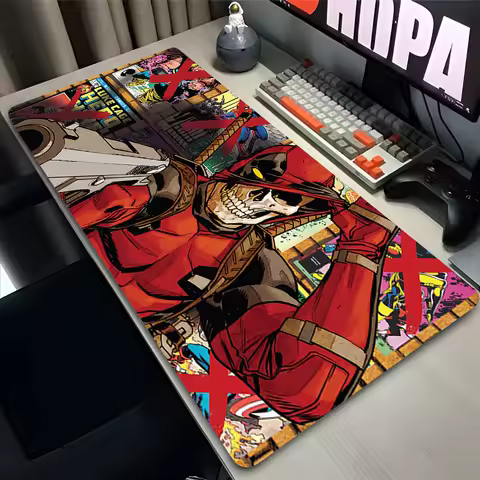 Gamer Mouse Pad Table Decoration Deadpools Marvel Large Mousepad Laptop PC Gaming Cabinet Rubber Carpet Mice Mat Office Deskmat