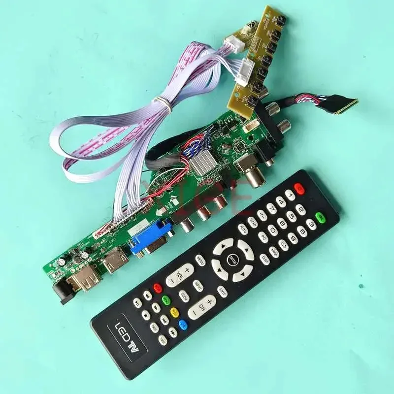 

Плата драйвера контроллера DIY Kit для N156HGE-L11/L21/LA1/LB1/LG1 USB/DHMI/VGA/AV DVB-T/C LVDS 40-контактный экран ноутбука 1920x1080 15,6 дюйма
