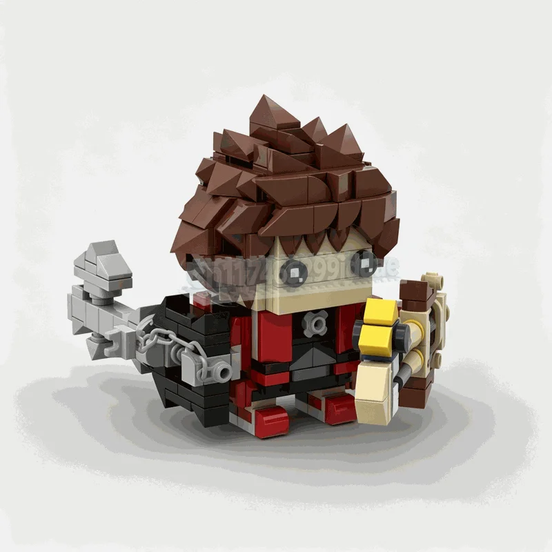 1736PCS Fantasy Hero Transformation Character Building Blocks Creative Assembly Model Set Display Collection Festival Gift Toy