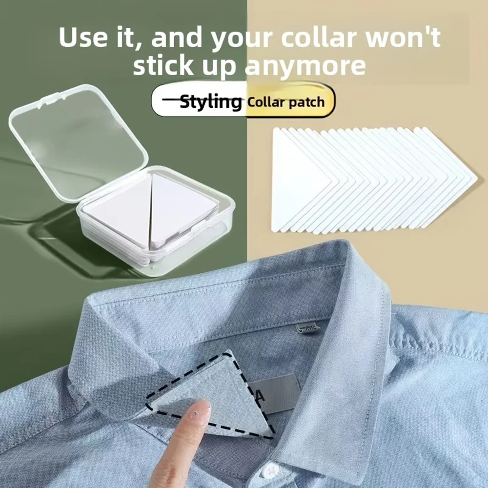 30PCS Collar Stays for Polo Shirts No Curl Collar Polo Shirt Collar Stays for Any Shirt with Collar for Travel and Business Trip