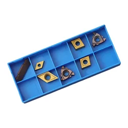 Lathe Boring Bar Carbide Inserts 16IR/16ER/DC11/DC07/CC09 7 Pcs/set For 16mm Shank MGMN300 Multifunctional Brand New