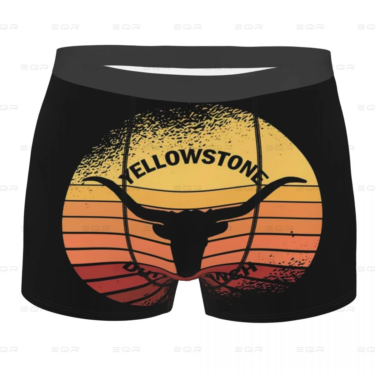 Cowboy Et De Yellowstone Dutton Ranch Men's Boxer Briefs,Highly Breathable Underwear,Top Quality 3D Print Shorts Gift Idea