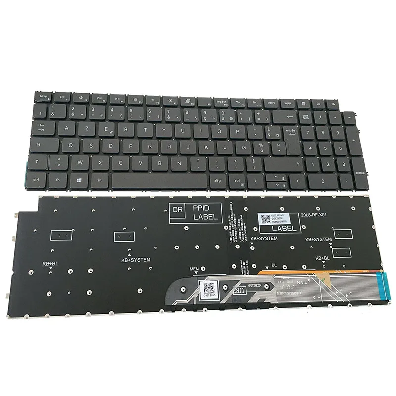 

Клавиатура для ноутбука Dell VOSTRO 3510 3511 3515 Inspiron15 5515 5510 7510 16 Plus 7610 2021 черная с бакклатом