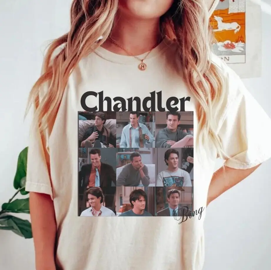 Retro Chandler Bing Shirt, Vintage Chandler Matthew Perry Shirt, Friends Shirt