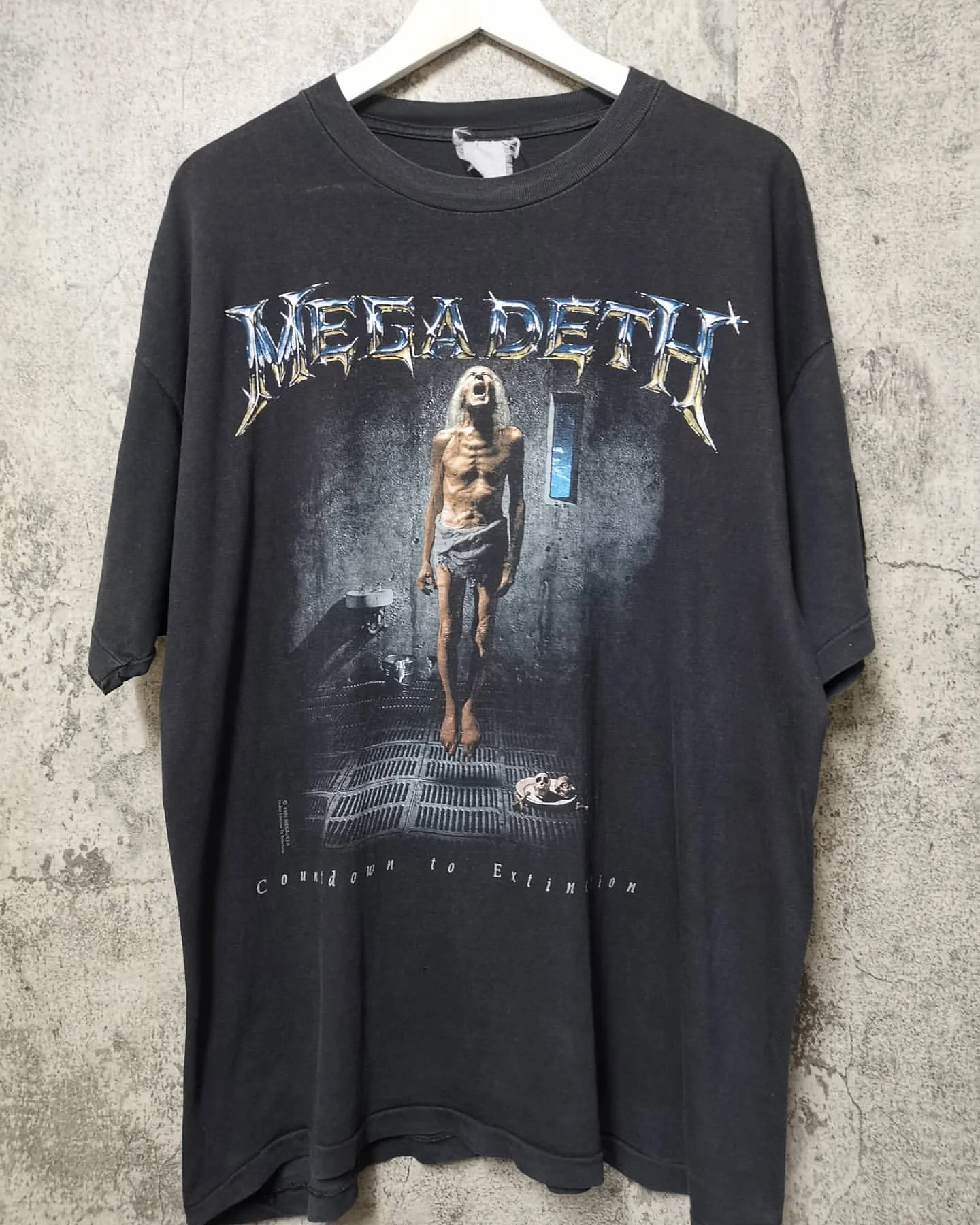 

Megadeth Rock Band 1992Countdown To Extinction T-Shirt Short Sleeve Minimalist Advanced Skin-friendly and Breathable Durable