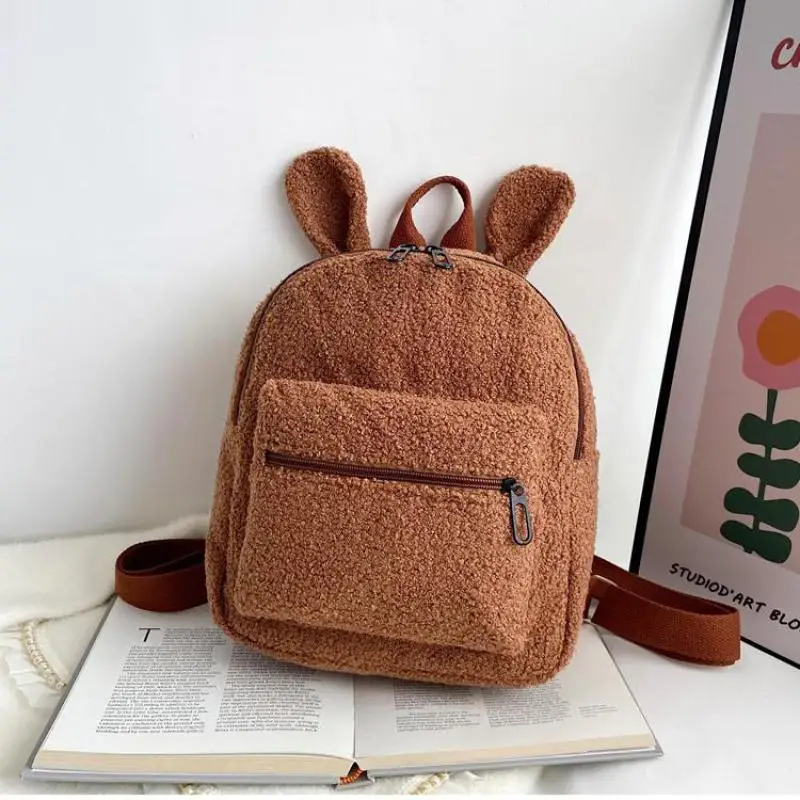 Süße Mao Mao Umhängetasche Hasen ohren Rucksack Baby Student Schult asche Rugzak Kinder tasche Plecak Schult aschen Mochila Escolar Rugtas