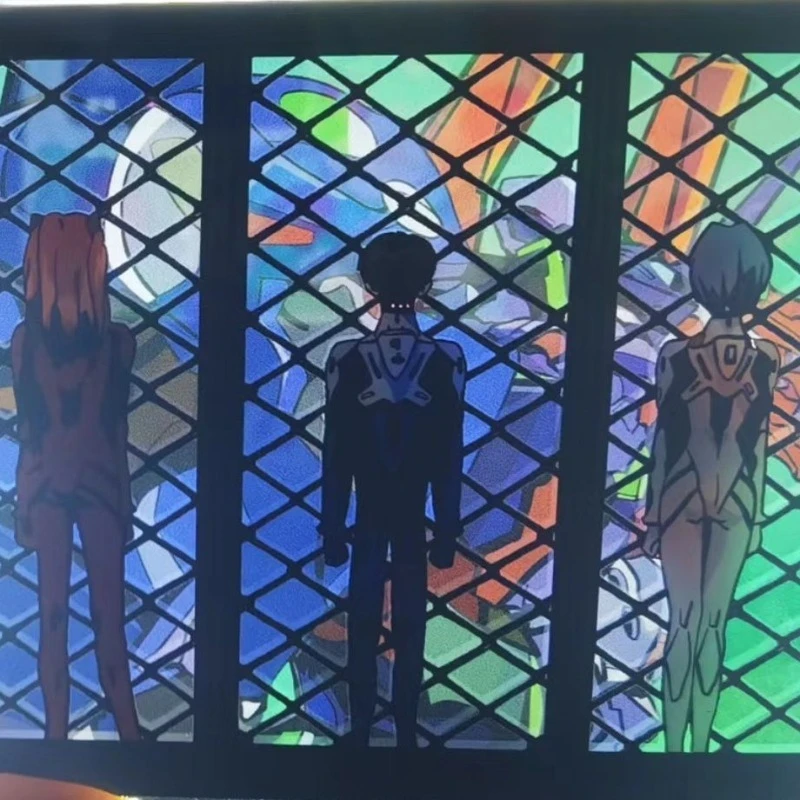 신세기 에반게리온 아야나미 레이 아스카 랭글리 소류 크리 에이 티브 맞춤형 애니메이션 주변 장치 아크릴 투명 카드 사진