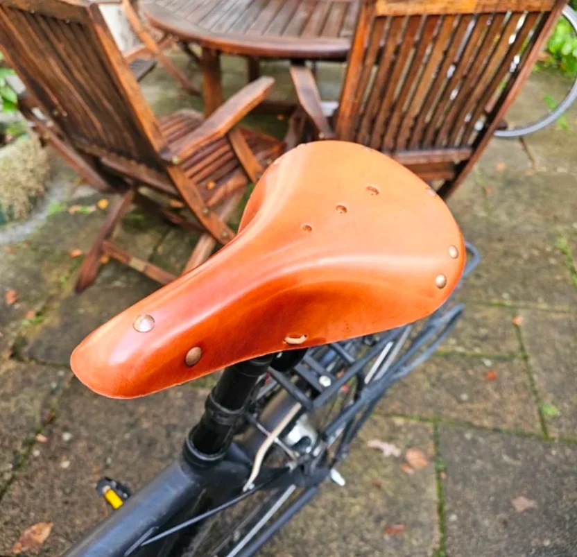 

Бесплатное велосипедное сиденье из воловьей кожи, ретро велосипедное сиденье, мужское кожаное велосипедное седло ручной работы, удобное велосипедное сиденье G98-C