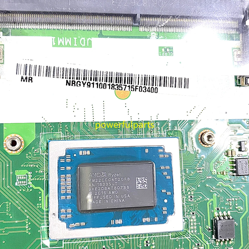 Imagem -04 - para Acer Aspire A31541 An515-42 Placa-mãe do Portátil Dh5jv La-g021p r3 r5 r7 Cpu On-board Funcionando Perfeito