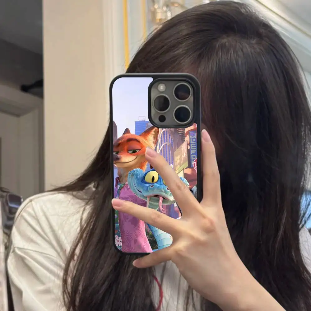 Z-ZootopiaS 2 Movie Phone Case For IPhone 11 12 13 14 15 16 17 Pro Max Plus PC+TPU Shockproof Shell - Image 3