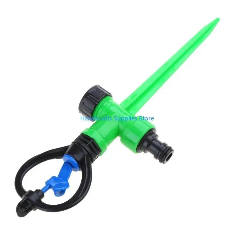 R1WA Irrigation Drippers Adjustable 360 Degree Full Circles Pattern Water Flows Irrigation Drip Emitters with Stake