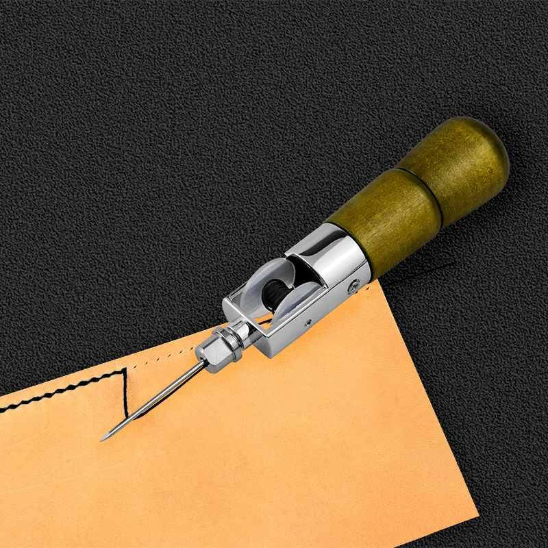手作り革ステッチ千枚通し DIY レザークラフトツールワックス糸縫製彫刻修理牛革キャンバス馬具