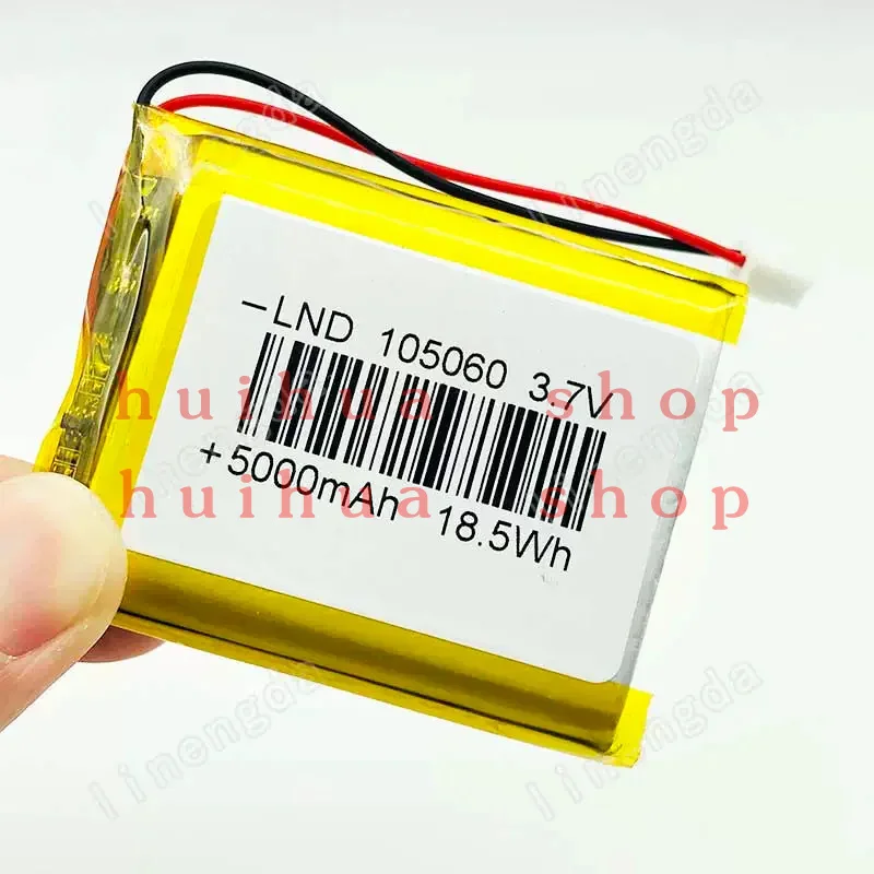 

105060 3.7V 5000mAh for Polymer Lithium Rechargeable Battery Power Bank GPS Locator LED Light Universal