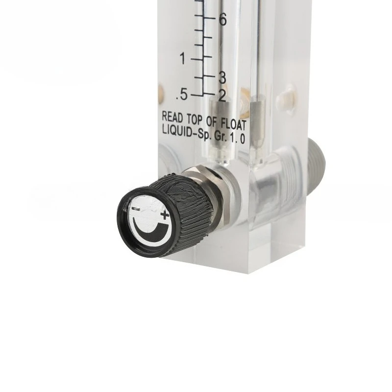 

LZM-15T Panel Mount Acrylic Liquid Flowmeter with Valve, Not for Corrosive Liquids