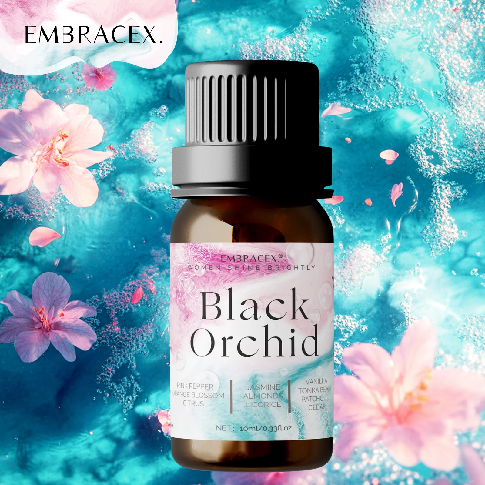

10ml Black Orchid Essential Oil Women's Essential Oils Perfume oils Massage oils DIY Candle/Soap Skincare Haircare Holiday Gifts