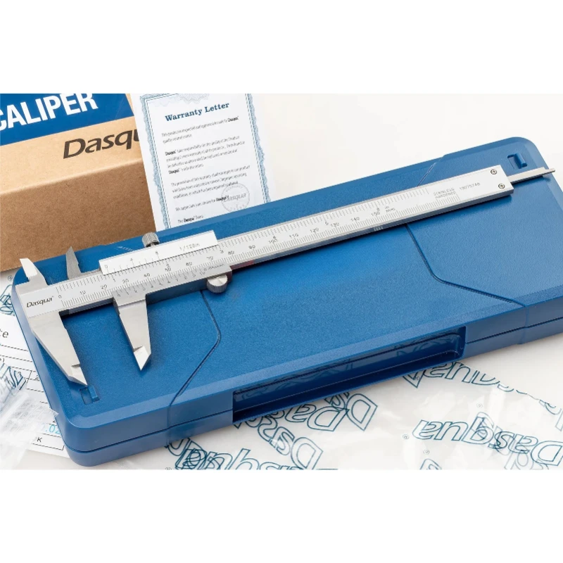 

l For Dasqua Hight Quality Vernier Caliper 6 Inch 0-150mm 0-200mm vernier caliper 300mm 0.02 Graduation Monoblock Vernier Calip